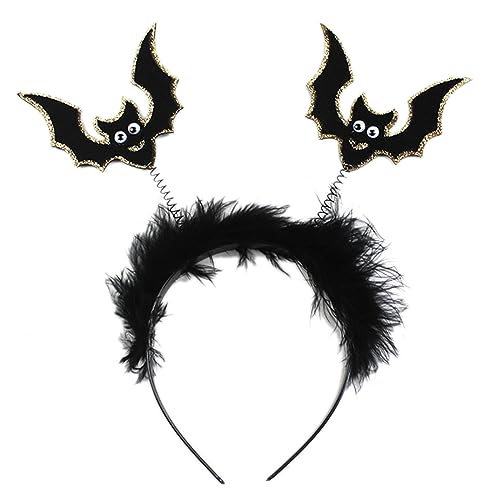 Punk Halloween Live-Broadcast-Haarband für Damen, Studenten, Fotoshooting, Haarband, Fledermausflügel, mehrfarbig, Fledermausflügel von Yfenglhiry