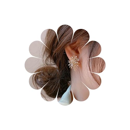 Yheakne Böhmische Kristall Feuerwerk Ohrringe Gold Starburst Ohrstecker Vintage Strass Blumen Ohrringe Funkelnden Cz Feuerwerk Stern Ohrringe Schmuck Für Frauen Und Mädchen von Yheakne