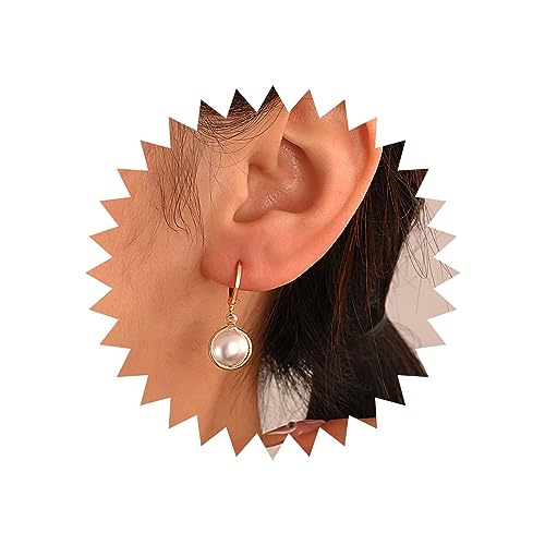 Yheakne Boho Perlenohrringe Gold Flach Perlenohrringe Vintage Perlenohrringe Winzige Runde Perlenohrringe Schmuck Für Frauen Und Mädchen Yheakne Boho Perlenohrringe Gold Flach Perlenohrringe Vintage Perlenohrringe Winzige Runde Perlenohrringe Schmuck Für Frauen Und Mädchen von Yheakne