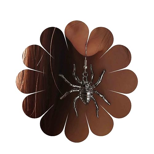 Yheakne Gothic Spider Drop Baumel Ohrringe Silber Spinne Ohrstecker Ohrringe Übertrieben Ohrstecker Ohrringe Punk Gruselig Ohrringe Halloween Kostüm Ohrringe Schmuck Für Frauen Und Mädchen (silber) Yheakne Gothic Spider Drop Baumel Ohrringe Silber Spinne Ohrstecker Ohrringe Übertrieben Ohrstecker Ohrringe Punk Gruselig Ohrringe Halloween Kostüm Ohrringe Schmuck Für Frauen Und Mädchen (silber) von Yheakne