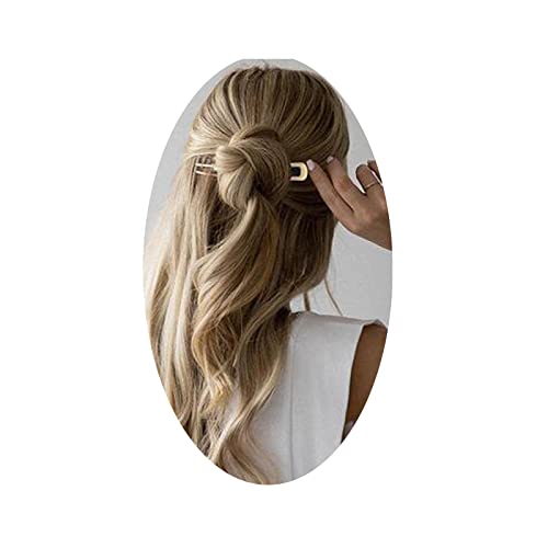 Yheakne Metal Hair Fork Barrette Minimalist Hair Pin Bun Holder Haarspange Pin Französisch Haarschmuck für Frauen und Mädchen (Style C) von Yheakne