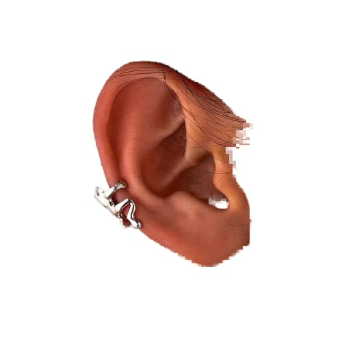 Yheakne Vintage Frosch Manschettenohrringe Silber Frosch Helix Wrap Ohrringe Gefälschte Ohrknorpel Ohrringe Spaß Tier Clip Auf Manschette Wrap Ohrringe Schmuck Für Frauen Und Mädchen Kreative von Yheakne