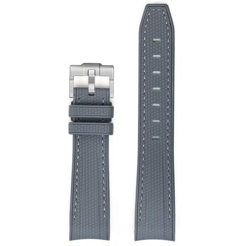 YHMOO Uhrenarmband für Omega X Swatch Joint MoonSwatch 20 mm, für Herren und Damen, Silikon, für Rolex Seamaster 300, 20 mm, Dunkelgrau und graue Nähte, 20 mm YHMOO Uhrenarmband für Omega X Swatch Joint MoonSwatch 20 mm, für Herren und Damen, Silikon, für Rolex Seamaster 300, 20 mm, Dunkelgrau und graue Nähte, 20 mm von Yhmoo