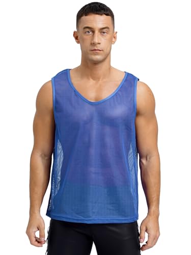 Yhong Herren Netzhemd Transparent Muskel Oberteile Tank Top Casual Locker Unterhemd Ärmellos Netzshirt Sommer Unterhemd Gogo Clubwear- L-XL Blau XL Yhong Herren Netzhemd Transparent Muskel Oberteile Tank Top Casual Locker Unterhemd Ärmellos Netzshirt Sommer Unterhemd Gogo Clubwear- L-XL Blau XL von Yhong