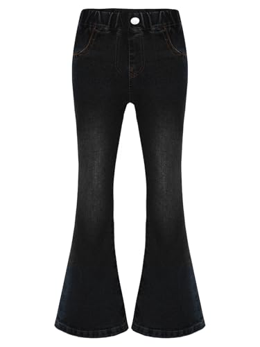 Yhong Kinder Mädchen Slim Fit Vintage Jeans Schlaghose Denim Glockenhose Ausgestellten Hose Freizeithose Schlagjeans Gr. 110-170 Schwarz 134-140 Yhong Kinder Mädchen Slim Fit Vintage Jeans Schlaghose Denim Glockenhose Ausgestellten Hose Freizeithose Schlagjeans Gr. 110-170 Schwarz 134-140 von Yhong