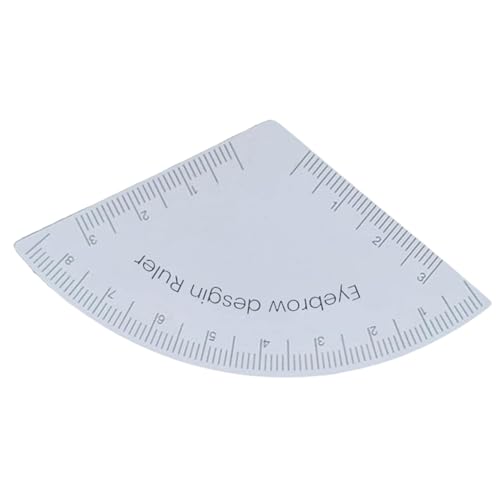 Augenbrauenschablonen | Augenbrauen Messwerkzeug | Wiederverwendbare Formgebung Schablone für Reise Zuhause Schönheitssalon | Make-up Augenbrauen Lineal Kit Styling Tool Frauen Männer von Yhsioaklo