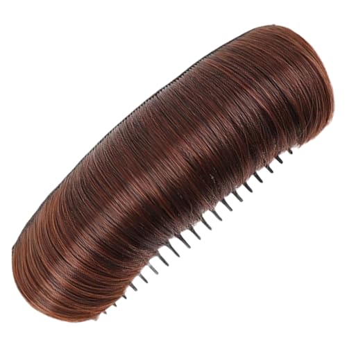 Bump Clip | Unsichtbarer, flauschiger Haarbump | Bump It Up Volumen-Haarbasis | Natürlicher Dutt-Clip | Volumen-Styling-Einführwerkzeug, Bumps-Basis für Frauen von Yhsioaklo
