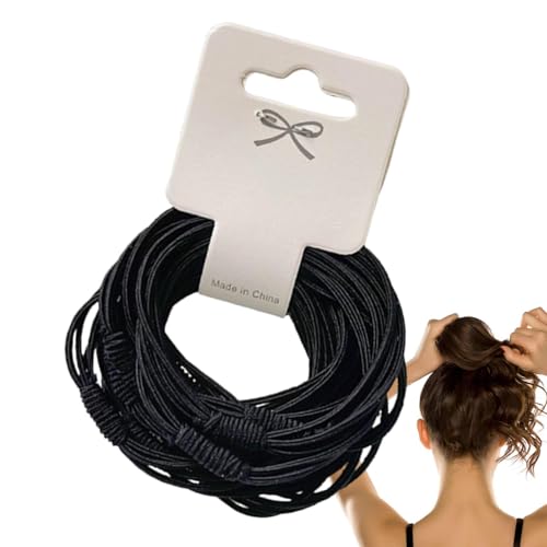 Haargummis | 10 Stück Elastisch Haarbänder | Pferdeschwanz Halter | Mehrsträngige elegante Pferdeschwanzhalter für Erwachsene Frauen, Haarschmuck, 10 Farben von Yhsioaklo