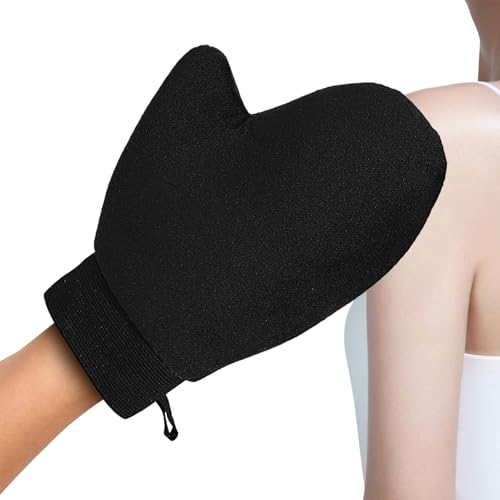 Tan Sitte | Sunless Selfanner Applicator Handschuh | Samthandschuhe | Schnelle Anwendung Lazy Massageshandschuhe für empfindliche Haut Haus Dusche Reisen Frauen Männer Gesichtsbeine im Hinterbett von Yhsioaklo