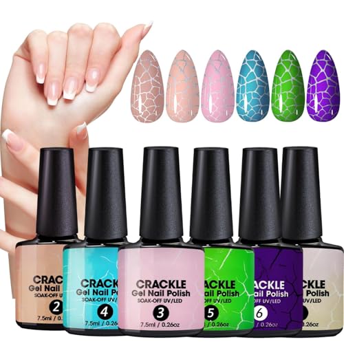 Yhsioaklo Crackle Gel-Nagellack – UV-LED-Lampe, Mädchen, knisternder Fingernagel-Basis-Gel – tragbares, kompaktes Maniküre-Zubehör für reisende Freunde Yhsioaklo Crackle Gel-Nagellack – UV-LED-Lampe, Mädchen, knisternder Fingernagel-Basis-Gel – tragbares, kompaktes Maniküre-Zubehör für reisende Freunde von Yhsioaklo