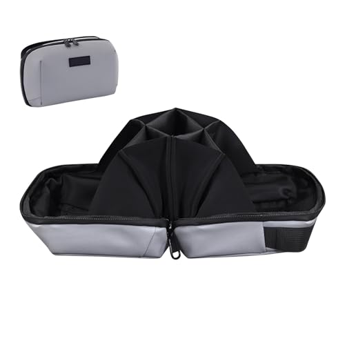 Yhsioaklo Kabel-Organizer-Tasche, stoßfeste Reisezubehör-Tasche, Aufbewahrungstasche für elektronisches Zubehör, schützende, gepolsterte Taschen, Reißverschlussfach für Festplatte, Ladegerät Yhsioaklo Kabel-Organizer-Tasche, stoßfeste Reisezubehör-Tasche, Aufbewahrungstasche für elektronisches Zubehör, schützende, gepolsterte Taschen, Reißverschlussfach für Festplatte, Ladegerät von Yhsioaklo