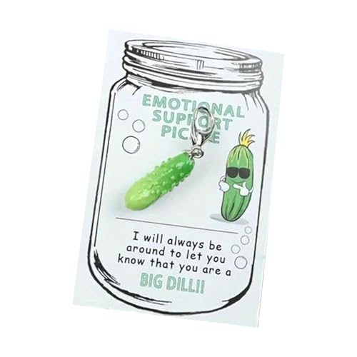 Yhsioaklo Lustige Gurkenschlüsselkette | Harz Cucumber | Gurkenbeutel Charme Bag Anhängerdekoration mit positiver Karte für Männer- und Frauen -Rucksackautos Schlüsselendekoration Yhsioaklo Lustige Gurkenschlüsselkette | Harz Cucumber | Gurkenbeutel Charme Bag Anhängerdekoration mit positiver Karte für Männer- und Frauen -Rucksackautos Schlüsselendekoration von Yhsioaklo