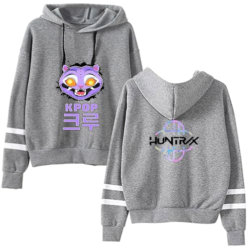 YiJee Anime Hunters KPOP Cosplay Hoodie Unisex – Kapuzenpullover Zoey & Rumi Stil für Halloween Party, Anime Kostüm Sweatshirt mit Kapuze für Damen & Herren von YiJee