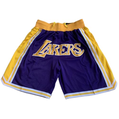 YiJee Basketball Shorts Herren – Atmungsaktive Mesh NBA Sport Shorts mit Taschen, Schnell Trocknende Basketball Hose für Sommer, Training und Outdoor von YiJee