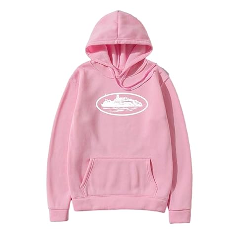 YiJee Corteiz Hoodie Sweatjacke Langarm Streatwear mit Kapuze Langärmliger Sport Pullover-Mantel Urlaub Modische Sweatshirt für Herren | Freizeitjacke mit Taschen für Reisen Zusammenkünft von YiJee