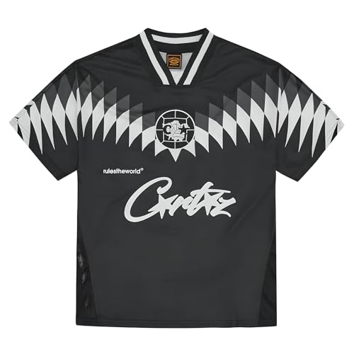 YiJee Corteiz Tshirt Herren, Fashion Corteiz Club RTW T Shirt Fußball Jogginganzug Sweatshirt Kurzarm Sport T-Shirt, Sommer Y2K Trainingsanzug für Männer und Frauen von YiJee