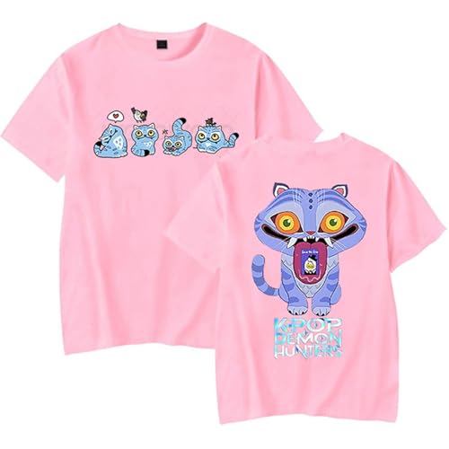YiJee KPOP Demon Hunters T-Shirt Unisex – Heroic Huntrix Grafikshirt im Streetwear Stil Kurzarm Fan-Merch für Männer & Frauen von YiJee