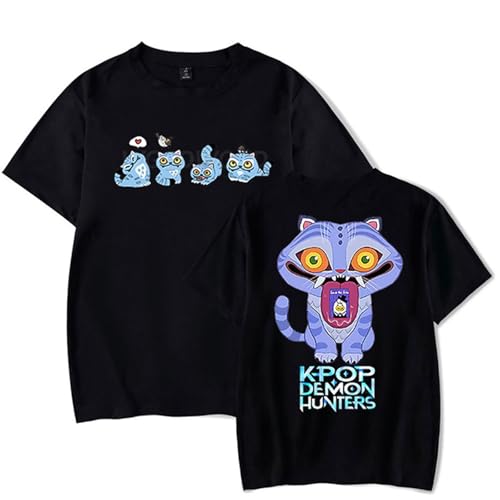 YiJee KPOP Demon Hunters T-Shirt Unisex – Heroic Huntrix Grafikshirt im Streetwear Stil Kurzarm Fan-Merch für Männer & Frauen von YiJee