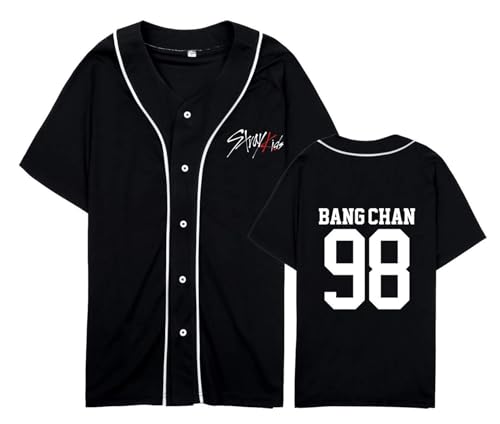 YiJee Stray Kids Baseball T-Shirt – Sommer Cardigan Shirt für KPOP Fans, Stay und Bandliebhaber YiJee Stray Kids Baseball T-Shirt – Sommer Cardigan Shirt für KPOP Fans, Stay und Bandliebhaber von YiJee