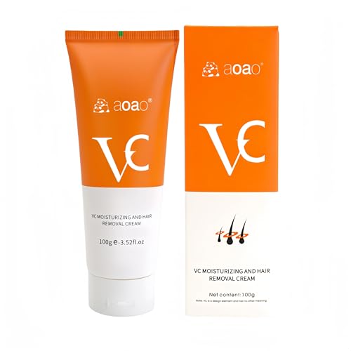 VC Körper Haarentfernungscreme für Frauen & Männer - Sanfte Formel, Lang Anhaltende & Schmerzfreie Enthaarung für Alle Hauttype, 100g (1 Stück) von YiKAiLi