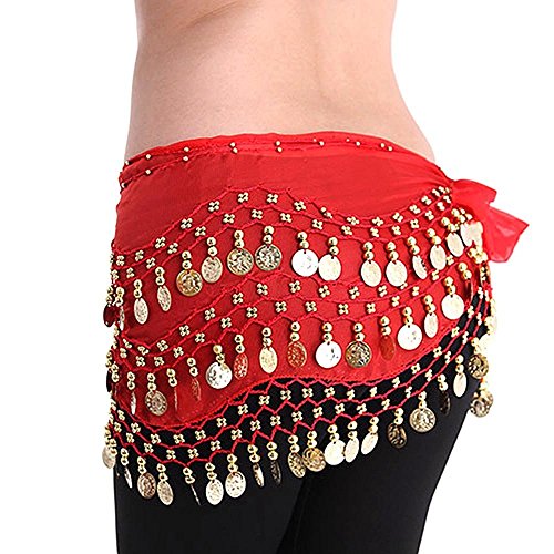 YiLang Damen Halstuch One Size Gr. One Size, rot von YiLang