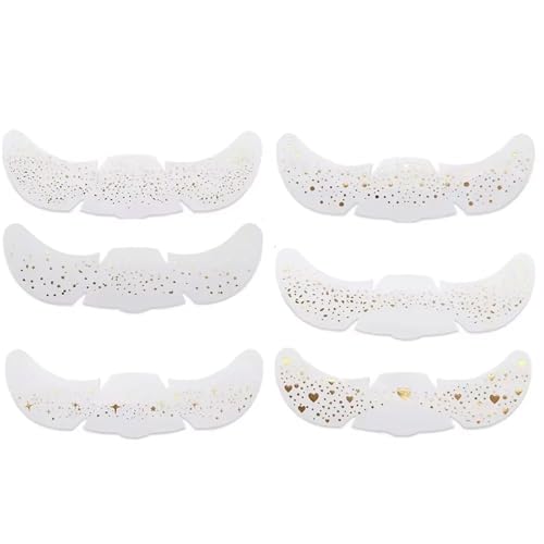 6pcs/ Easy Apply Wenden Sie Abnehmbare Gesicht Aufkleber Die Echte Sommersprossen Und Glitzer Sterne Cluster Für Mühelose Schönheit Make Up Gesichtsaufkleber Für Partys Nachahmen von YiNLuax