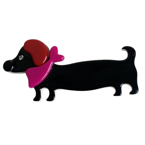 Beliebte Acetat Dackel Haarclip Fun Wurst Hunde Haarclip Für Alle Altersgruppen Schöne Haare Barrettes Seiten Haarstyling Clip Dackel Hunde Haare Clip von YiNLuax