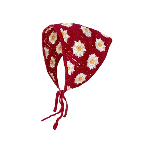 Blumenhaar Bandanas Kerchief Für Frauen Mädchen Haarschals Summers Dreieck Kerchief Mit Krawatten Geschenke von YiNLuax