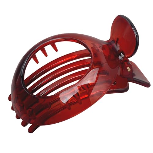 Breite Haarspange, groß, modisch, elegant, Verzierungshalter, flache Haarspangen, Haarstyling-Werkzeug, Ornamente, Haarschmuck für Damen von YiNLuax