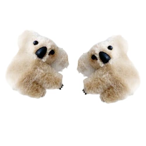 Cartoon-Haarspange aus Plüschstoff, fester Halt, dekorativer Kopfschmuck für den täglichen Gebrauch, Schule oder Partys, für Mädchen von YiNLuax