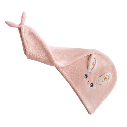 Haarhandtuch Wickel Cartoon Kaninchen Haar Trocknungstücher Haare Turban Handtuch Absorbierende Turban Trockenhaarkappen Mit von YiNLuax
