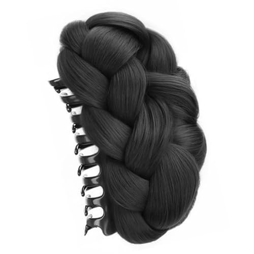 Haarklammer aus Kunstfaser, gedreht, für Damen, mit natürlichem Aussehen für schnelles Haarstyling, elegantes Haarteil von YiNLuax