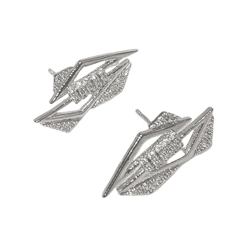 Handgefertigte Asymmetrische Kupferstollen Ohrringe Mit Zirkonakzenten Leichter Eleganter Schmuck Frauen Unregelmäßige Segelboote Kupferohrringe von YiNLuax