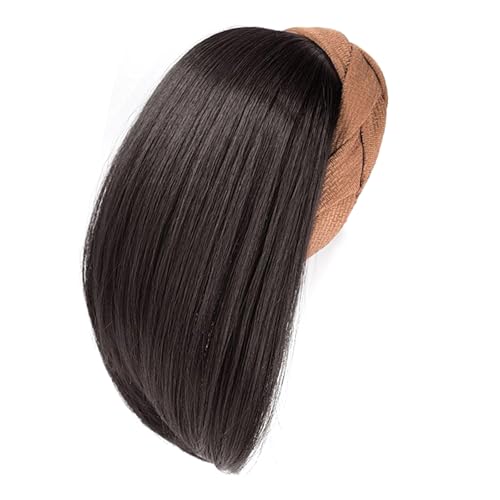 Hochtemperaturfaser Perücken Haarhaarstück Haarstück Natürliche Haarverlängerung Für Frauen Haarstyling Alltäglicher Verschleiß Haarhoop von YiNLuax