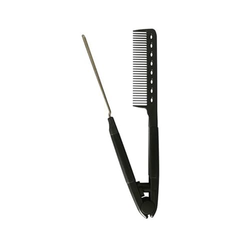 Home Styling Haarglattkamm Mit V Form Straight Combs Mode Abschiedskamm Für Frauen Schnell Benutzen Home Friseur Tool von YiNLuax