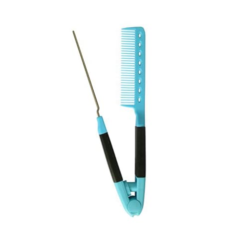 Home Styling Haarglattkamm Mit V Form Straight Combs Mode Abschiedskamm Für Frauen Schnell Benutzen Home Friseur Tool von YiNLuax
