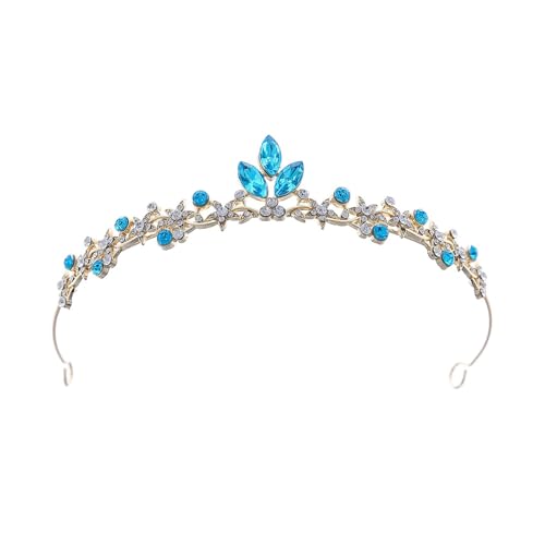 Kristallprinzessin Kopfschmuck Krone Und Strasssteine ​​Tiaraslegierung Kopfstück Für Frauen Und Mädchen Geburtstag Strasshaar Accessoire von YiNLuax