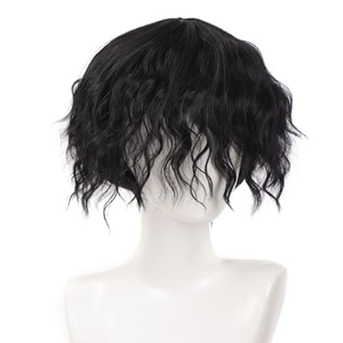 Kurzes Haar Full Head Toupee Buntes Haarstück Einzigartiger Anime Für Halloween Cosplay Maskerade Foto Requisiten von YiNLuax