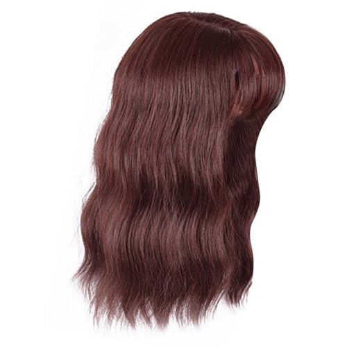 Mädchen Haarstück Curly Perücken Haarverlängerungen Foto Requisiten Casual Chignons Bangs Haare Erweiterungen Cosplay Liefert Natürlich Aussehende Lockige Synthetische Haartopper von YiNLuax