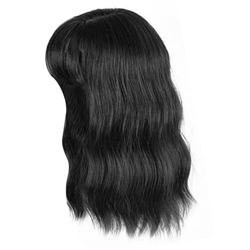 Mädchen Haarstück Curly Perücken Haarverlängerungen Foto Requisiten Casual Chignons Bangs Haare Erweiterungen Cosplay Liefert Natürlich Aussehende Lockige Synthetische Haartopper von YiNLuax