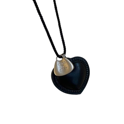 Minimalistische Schnur Schnur Liebe Anhänger Statement Halskette Moderne Vintage Kombination Pullover Kette Schmuck Geschenk Für Ihre Von Vintage Inspirierte Halskette von YiNLuax