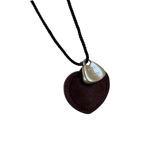 Minimalistische Schnur Schnur Liebe Anhänger Statement Halskette Moderne Vintage Kombination Pullover Kette Schmuck Geschenk Für Ihre Von Vintage Inspirierte Halskette von YiNLuax