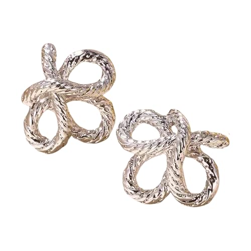 Mode Unregelmäßige Twist Geometrische Stollen Ohrringe Handgefertigte Ohrringe Persönlichkeit Schmuck Für Partys Und Treffen von YiNLuax