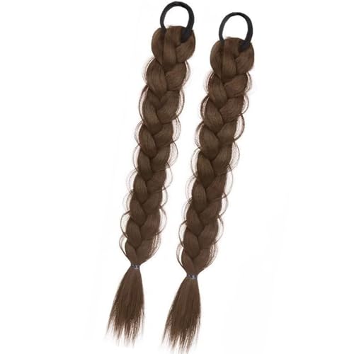 Synthetische Faser Lowgeflecht Pferdeschwanz Haare 2pcs Für Schnelle Haarstyling Frauen Täglich Verwenden Haarverlängerung Geflecht Haarseil von YiNLuax