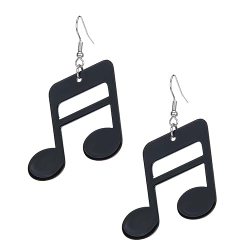 Trendige Acrylmusik Notizen Hengte Ohrringe Leichte Modeohr Juwelen Accessoires Für Modische Enthusiasten von YiNLuax