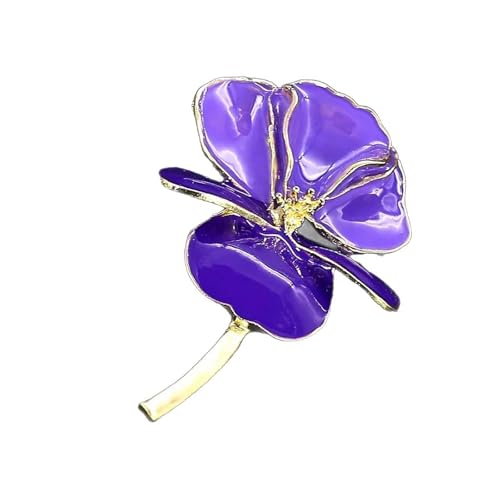 Vintage Inspirierte Emaillierte Brosche Für Frauen Elegantes Blumenschmuck Mit Robuster Leichtmetallbasis Modische Accessoire von YiNLuax