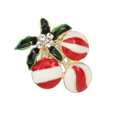 Weihnachtskirgel Brosche Mit Bunten Strassstichen Legierung Alloy Metal Cartoon Styles Urlaub Schmuck Für Kleidung Accessoires Weihnachten Brosche von YiNLuax
