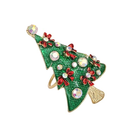 Weihnachtskirgel Brosche Mit Bunten Strassstichen Legierung Alloy Metal Cartoon Styles Urlaub Schmuck Für Kleidung Accessoires Weihnachten Brosche von YiNLuax