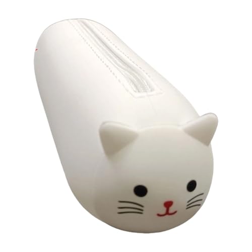 YiNLuax Cartoon Silicon Stiftbeutel Große Kapazität Bleistiftkoffer Tragbarer Beutel Organisatoren Reisen Make Up Tasche Für Frauen Mädchen Silikonstiftbehälter von YiNLuax