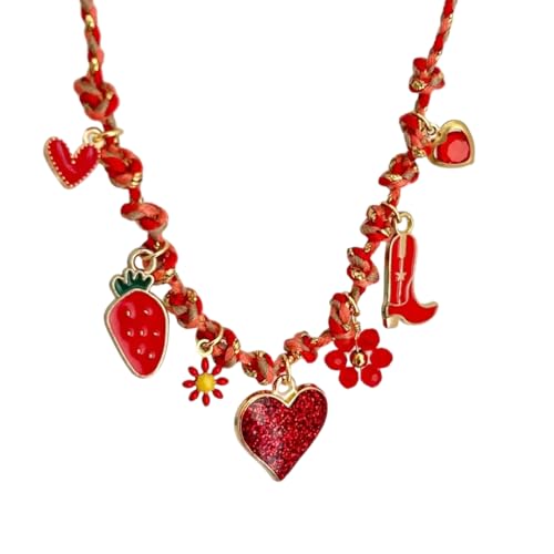 YiNLuax Edelstahl Strand Thema Schmuck Seilkette Halskette Einzigartiger Charme Für Tägliche Partykleidung Edelstahl Geeignet von YiNLuax